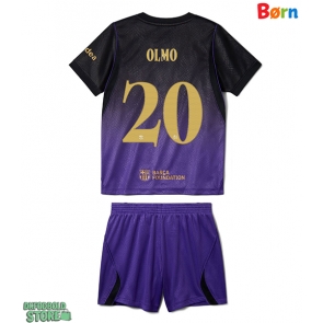 Barcelona Dani Olmo #20 Replika Babytøj Udebanesæt Børn 2026-27 Kortærmet (+ Korte bukser)